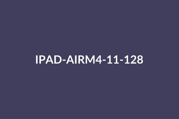 iPad Air M4 11" 128GB