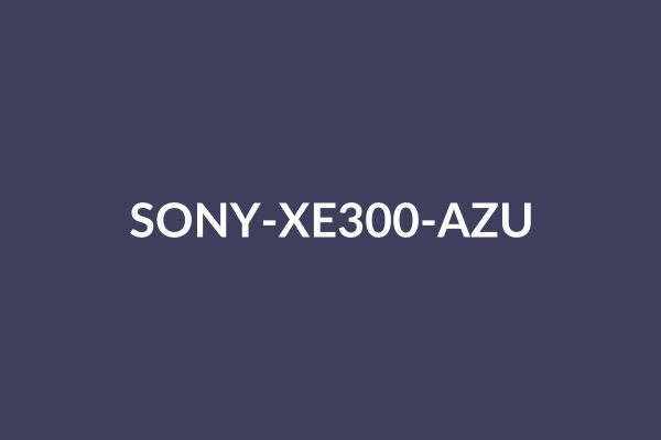 Sony XE300 Azul